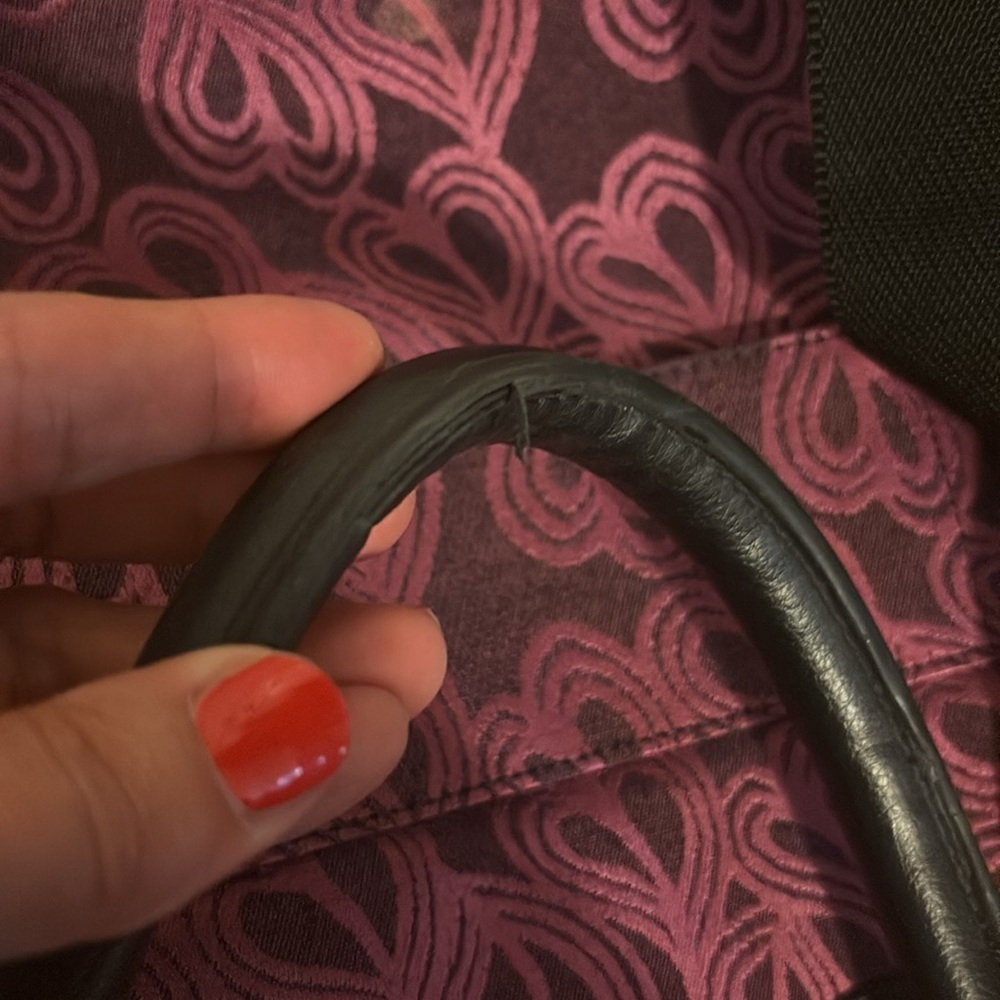 DFV Studio Elegant Pink and Black Tote Bag - Picture 8 of 8